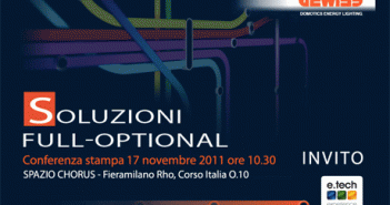 Soluzioni full-optional. Conferenza stampa Gewiss. 17 Novembre 2011