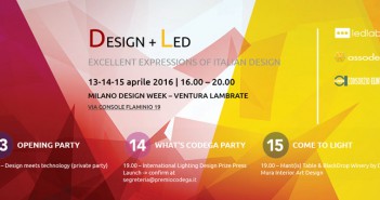 Design + LED: lo showroom di Assodel alla Milan Design Week
