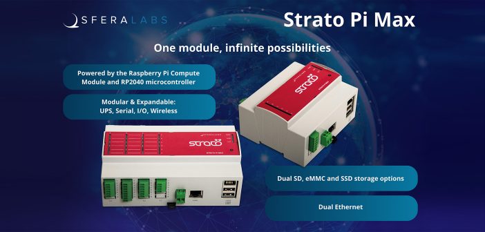 Strato Pi Max, il controller industriale di Sfera Labs basato su Raspberry PI CM4